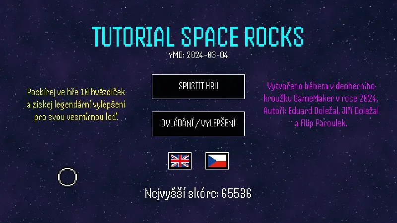 Tutorial Space Rocks